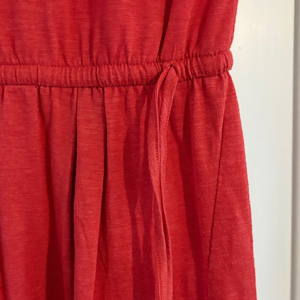 Prana Red and Cream Lace Casual Dress - Picture 4 of 5